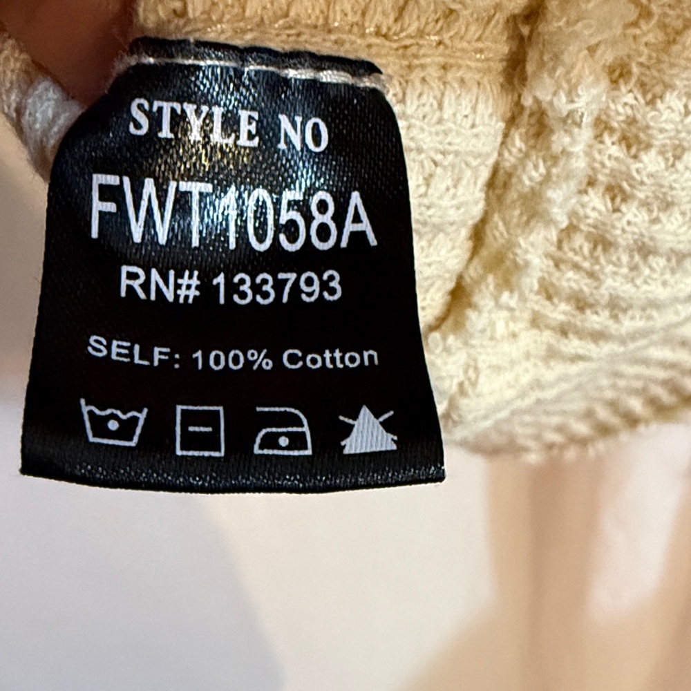 POL Oversized Waffle Knit Patchwork Pullover Larg… - image 3